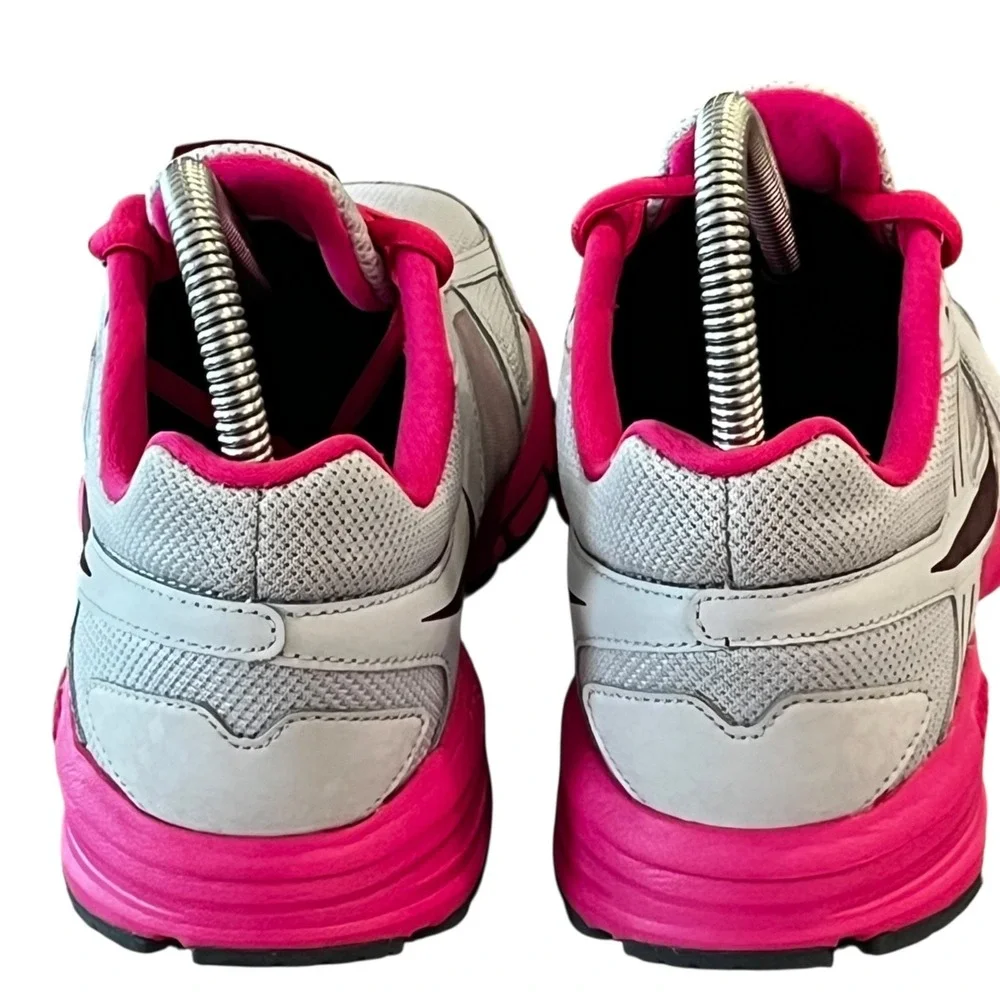 New Nike Air Relentless 3 Running Sneakers Womens 8 Gray‎ Pink 616596-001